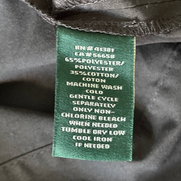 Lauren Ralph Lauren Dress Womens 8 3/4 Bell Sleeve Boho Shift Knee Length Black - Picture 3 of 7